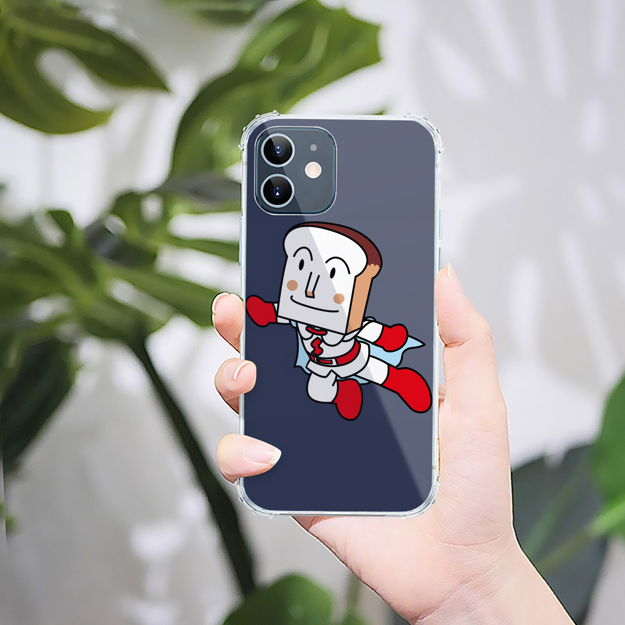 （画像用） アンパンマン Anpanman 【iPhone 12シリーズ対応】透明スマホケース（クリアソフトケース）